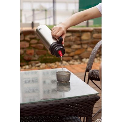 Garrafa Térmica Fit com Alça 1 Litro Inox