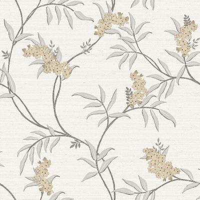 Papel de Parede Tradizioni Floral Bege 33301