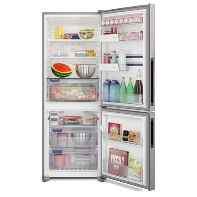Geladeira Electrolux IB7S Frost Free Inverse Efficient com AutoSense Look - 490L Inox / 110V