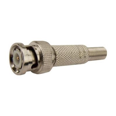 Conector Bnc Macho Com Mola De Parafuso Cftv