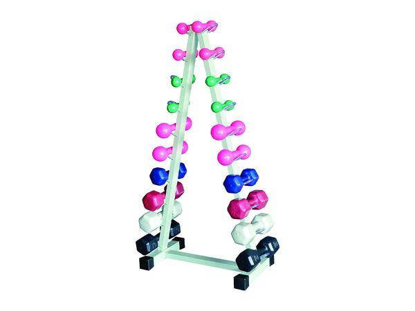 Suporte Halteres Modelo a para 10 Pares Academia Musculação