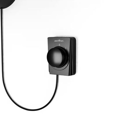 Ventilador de Parede Britânia BVT575 Maxx Force 47cm com 3 Velocidades, 6 Pás e 176W Preto / 220V