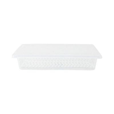 Organizador de Geladeira Le Clear em Plástico Branco 1,6L