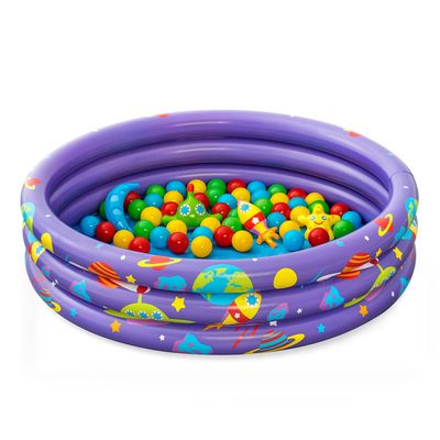 Piscina Inflável 101L Galáxia c/ 50 Bolas 4 Acéssorios  Bestway 52466