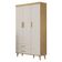 Guarda Roupa Infantil Ambiente Ludmila Off White Bétula - Carolina Baby