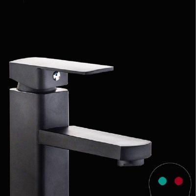 Torneira Banheiro Monocomando Misturador Lavabo Preto Baixa