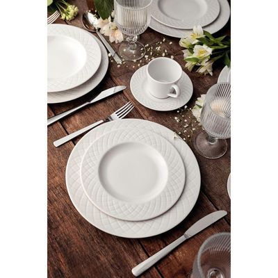 Aparelho de Jantar Tramontina Ingrid em Porcelana 20 Peças