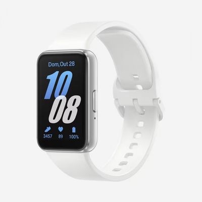 Galaxy Fit3 Display 1.6 Polegadas AMOLED Bluetooth Samsung Prata