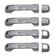 Aplique Cromado Maçaneta Ford Ecosport 2003 à 2012 Fiesta  2002 à 2014 4 Portas