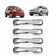 Aplique Cromado Maçaneta Ford Ecosport 2003 à 2012 Fiesta  2002 à 2014 4 Portas
