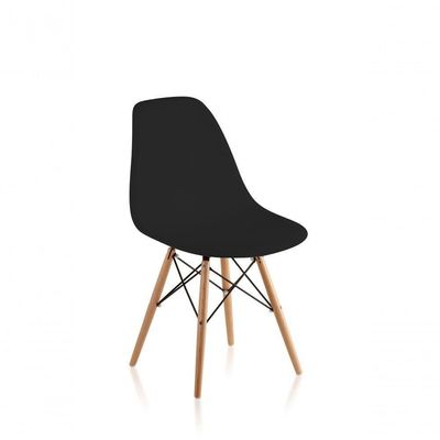 Cadeira De Design Charles Eames Preto