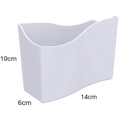 Kit 24 Suportes Porta Guardanapos de Papel Brancos 14cm Restaurante