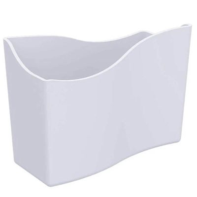 Kit 24 Suportes Porta Guardanapos de Papel Brancos 14cm Restaurante