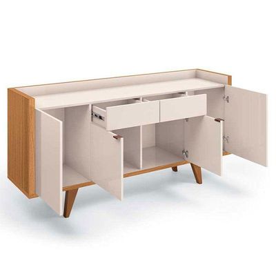 Buffet Melodia Off White Cinamomo - Hb Móveis