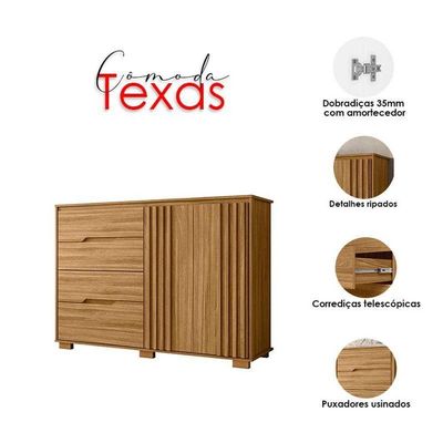 Cômoda Texas Freijó - Moval
