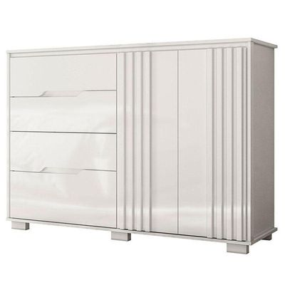 Cômoda Ambiente Texas Branco Brilho - Moval