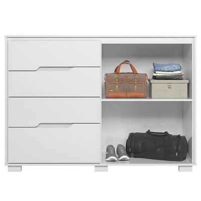 Cômoda Ambiente Texas Branco Brilho - Moval