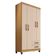 Guarda Roupa Solteiro Modena Com 4 Portas E Armário Multiuso Egito Carvalho Americano Off White – Incorplac