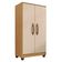 Guarda Roupa Solteiro Modena Com 4 Portas E Armário Multiuso Egito Carvalho Americano Off White – Incorplac