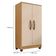 Guarda Roupa Solteiro Modena Com 4 Portas E Armário Multiuso Egito Carvalho Americano Off White – Incorplac