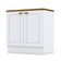 Balcão 2 Portas 80 Cm Nova York Branco Com Tampo Para Cooktop Nature – Henn
