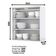 Armário Aéreo 2 Portas De Vidro 80 Cm Nova York Branco Hp – Henn
