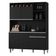 Balcão De Pia Tatiane 120 Cm E Armário Cozinha Kit Alice Ambiente Preto Fosco - Ajl