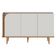 Aparador Buffet Ambiente Jurerê Off White Matte Freijó - Colibri