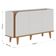 Aparador Buffet Ambiente Jurerê Off White Matte Freijó - Colibri
