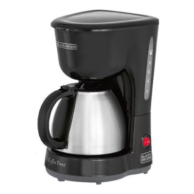Cafeteira Elétrica Black+Decker CM15, 15 xícaras, Jarra Preto com Inox / 220V