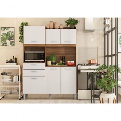 Cozinha Completa 6 Portas Sam Amendola Branco