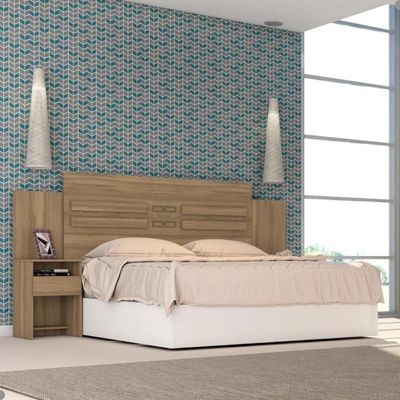 Conjunto Quarto De Casal Completo Ferrara Amendola Off-white