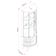 Aparador Para Sala Buffet Ambiente Monza E Cristaleira Marina Cinamomo Off White – Madetec