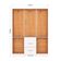 Cômoda 868 4 Gavetas E 1 Porta Com Guarda Roupa Casal Milão 6 Portas Branco Brilho - Poquema
