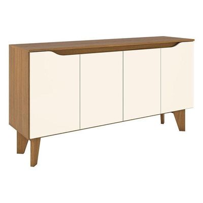 Buffet Ambar 4 Portas Nature Off White ? Henn