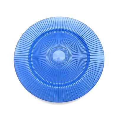 Sousplat de Plástico Le Plisse Azul 33cm