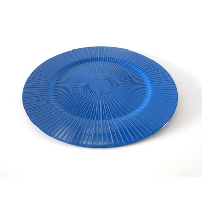 Sousplat de Plástico Le Plisse Azul 33cm