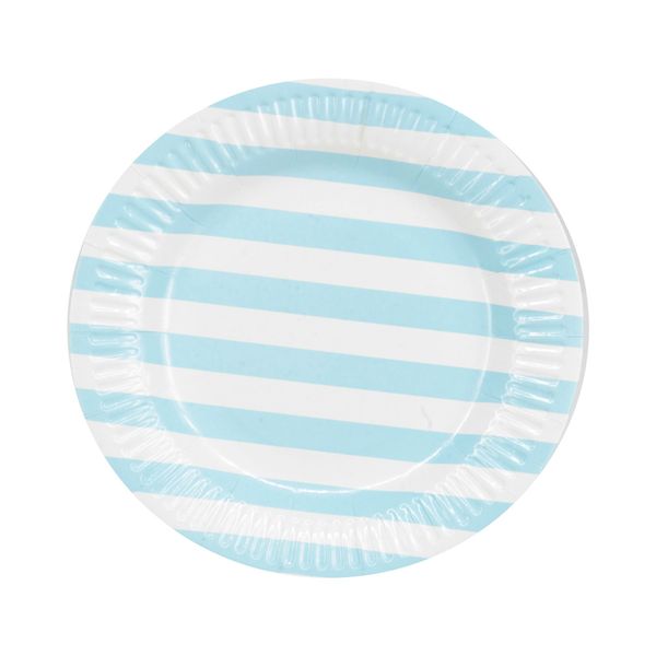 Prato de Papel Le Collec 18cm com 10 Unidades Azul Prato de Papel Le Collec 18cm com 10 Unidades Azul
