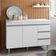 Balcão De Cozinha Andréia Com Tampo 120 Cm Branco – Ajl