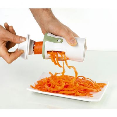 Cortador de Legumes com 3 Funções Vera Ghidini Verde com Branco