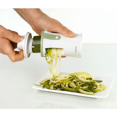 Cortador de Legumes com 3 Funções Vera Ghidini Verde com Branco