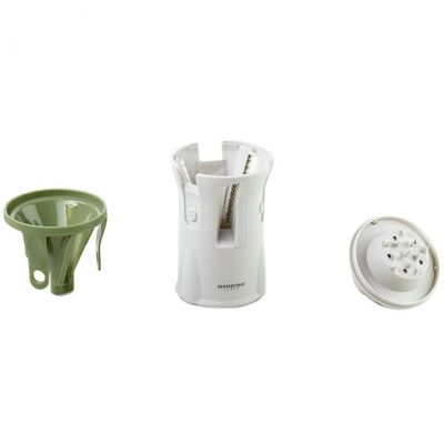 Cortador de Legumes com 3 Funções Vera Ghidini Verde com Branco
