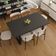 Mesa De Jantar Queens R 160x90x77cm Qemj9160r Preto Tx - Est.preta Preto Tx/est.preta