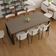 Mesa De Jantar Queens 200x90x77cm Qemj9200 Terracota - Est.preta Terracota/est.preta