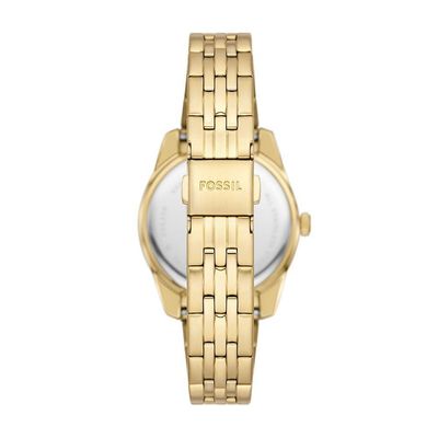 Relógio Fossil Feminino Scarlette Dourado - Es5338-1dn Es5338-1dn