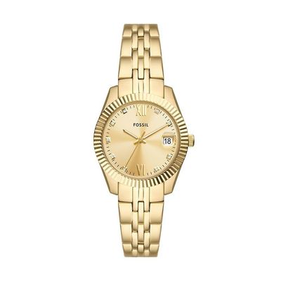 Relógio Fossil Feminino Scarlette Dourado - Es5338-1dn Es5338-1dn
