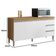 Balcão De Cozinha Ambiente Andréia Com Tampo 160cm Amêndoa Branco - Ajl