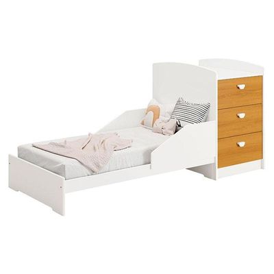 Berço Multifuncional Atlanta Branco Acetinado Savana - Reller