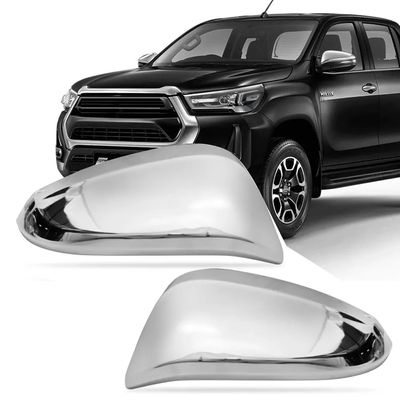 Aplique Capa Cromada Retrovisor Maçanetas Toyota Hilux 2016