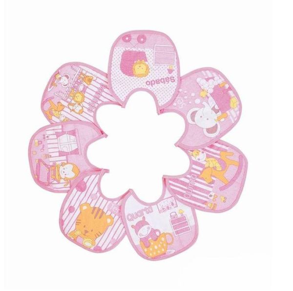 Kit Babador Semaninha Felpudo Rosa 7 Peças - Papi